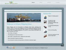 Tablet Screenshot of dalayershipping.com